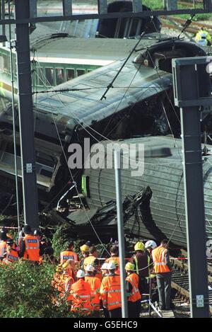 Ferrovia Paddington/Scena Foto Stock