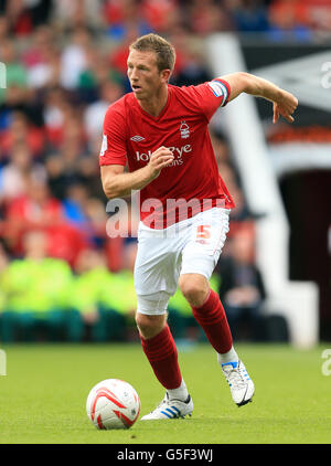 Calcio - Npower Football League Championship - Nottingham Forest / Charlton Athletic - City Ground. Danny Collins, Nottingham Forest Foto Stock