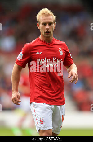 Calcio - campionato nazionale di calcio - Nottingham Forest contro Charlton Athletic - City Ground. Simon Gillett, Nottingham Forest Foto Stock