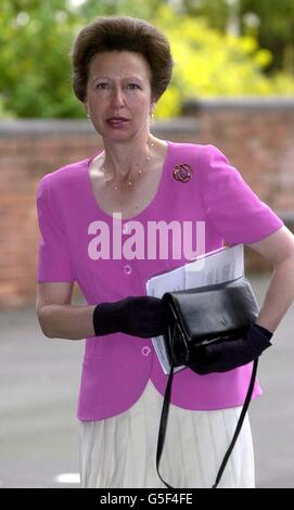 Birmingham Princess Anne la criminalità Foto Stock