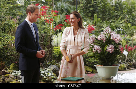 Royal Tour del Lontano Oriente e Sud Pacifico - Giorno Uno Foto Stock