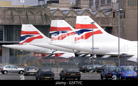 British Airways Concorde Foto Stock