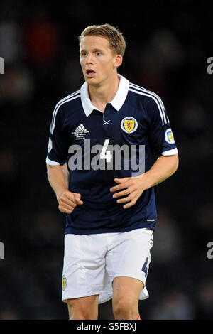 Calcio - Coppa del mondo FIFA 2014 Qualifier - Europa Gruppo A - Scozia contro Macedonia - Hampden Park. Christophe Berra, Scozia Foto Stock