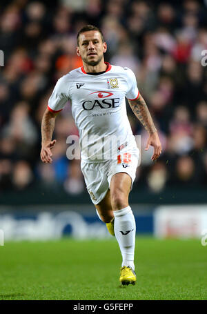 Calcio - Capital One Cup - Third Round - Milton Keynes Dons / Sunderland - stadio:mk. Charlie MacDonald, Milton Keynes Dons Foto Stock