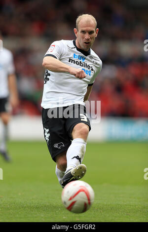 Calcio - Campionato di calcio Npower - Nottingham Forest v Derby County - City Ground. Gareth Roberts, contea di Derby Foto Stock