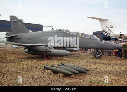 Hawk Mk 120 al 2011 Air Force Base Airshow Waterkloof e Expo Modo di vita. Foto Stock