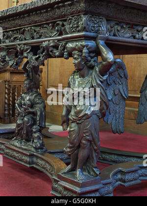 St Benet Paul's Wharf, London chiesa, Angelo Foto Stock