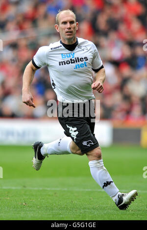 Calcio - Campionato di calcio Npower - Nottingham Forest v Derby County - City Ground. Gareth Roberts, contea di Derby Foto Stock