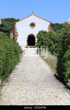 Cappella di Nossa Senhora de Guadalupe, Algarve, PORTOGALLO Foto Stock