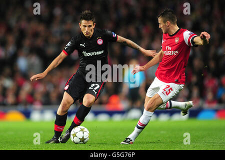 Soccer - UEFA Champions League - Gruppo B - Arsenal v Olympiakos - Emirates Stadium Foto Stock