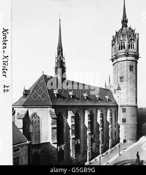 Die Schloßkirche zu Wittenberg. Tutti i Santi la Chiesa nella città di Wittenberg. Foto Stock