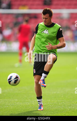 Calcio - Barclays Premier League - Southampton v Fulham - St Mary's. John Arne Riise, Fulham Foto Stock