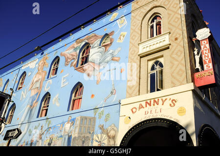 Danny's Venezia Deli, Windward Avenue, Venice Beach, Los Angeles, California, Stati Uniti d'America Foto Stock