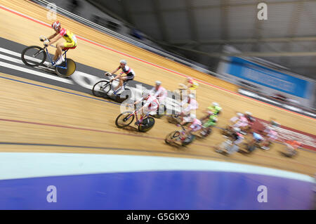 Escursioni in bicicletta - British National ciclismo su pista campionati - Giorno Due - Nazionale centro ciclistico Foto Stock