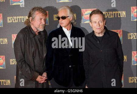 UK premiere del Led Zepplin film giorno di celebrazione Foto Stock