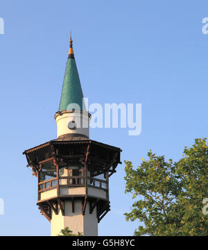 Ungheria, Budapest, Zoo, elefante house, tower Foto Stock