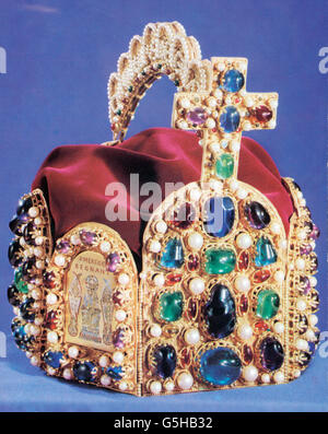 Corona imperiale del Sacro Romano Impero Foto Stock