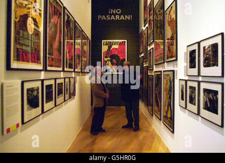 Guerra Civile Spagnola mostra Foto Stock