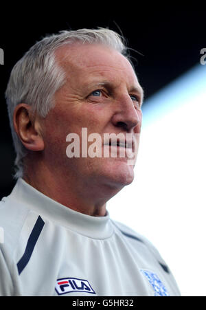Calcio - Npower Football League One - Tranmere Rovers v Yeovil Town - Prenton Park. Ronnie |Moore, manager di Tranmere Rovers Foto Stock