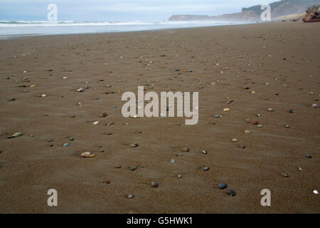 Elk River Beach, Cape Blanco parco statale, Oregon Foto Stock