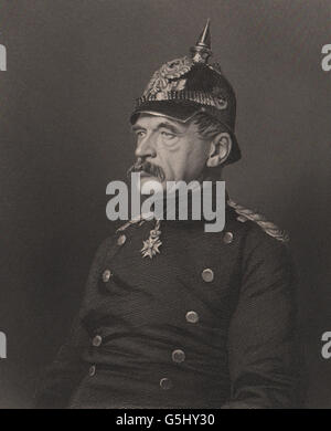 FRANCO-guerra prussiana: Albrecht Theodor Emil Graf von Roon. La Prussia, stampa 1875 Foto Stock