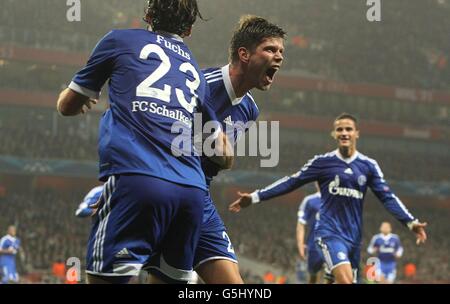 Soccer - UEFA Champions League - Gruppo B - Arsenal v Schalke 04 - Emirates Stadium Foto Stock