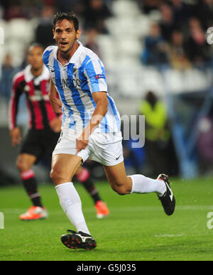 Soccer - UEFA Champions League - Gruppo C - Malaga v AC Milan - La Rosaleda stadio Foto Stock