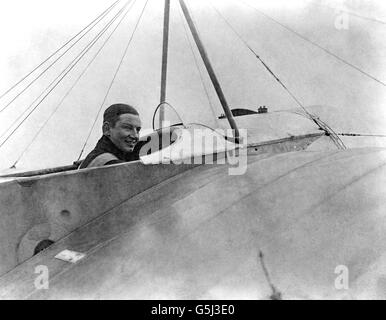 La Prima guerra mondiale - Olandese Aviator - Anthony Fokker - Aerodromo Johannesthal Foto Stock