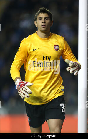 Calcio - Capital One Cup - Fourth Round - Reading v Arsenal - Stadio Madejski. Damian Martinez, portiere dell'Arsenale Foto Stock