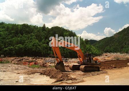 22-MAY-95 ... Luoghi olimpici Atlanta ... Ocoee Whitewater Centre, centro per canoa/kayak Foto Stock