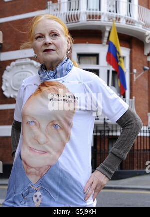 Julian Assange estradizione Foto Stock