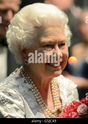 Regina al Royal Opera House event Foto Stock