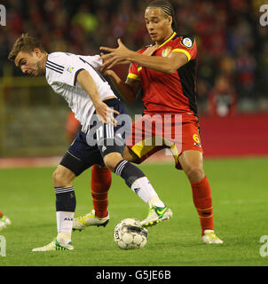 Calcio - 2014 FIFA World Cup - Il qualificatore - GRUPPO A - Belgio v Scozia - King Baudouin Stadium Foto Stock