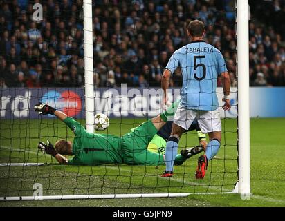 Soccer - UEFA Champions League - Gruppo D - Manchester City v Ajax - Etihad Stadium Foto Stock