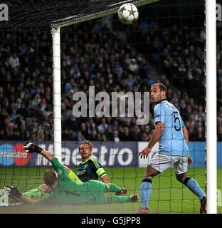 Soccer - UEFA Champions League - Gruppo D - Manchester City v Ajax - Etihad Stadium Foto Stock