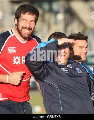 Rugby Union - Test EMC - Scozia v Nuova Zelanda - Scozia Formazione - Murrayfield Foto Stock