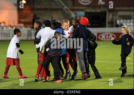 Calcio - finale di FA Cup Rematch - Wanderers v Royal Engineers - KIA ovale Foto Stock