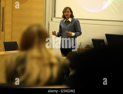 Vice Presidente di Google Megan Smith parla a 'Silicon Valley Comes to Oxford' che si tiene alla Said Business School di Oxford. Foto Stock