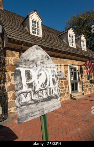 Edgar Allan Poe Museum in Richmond Virginia Foto Stock