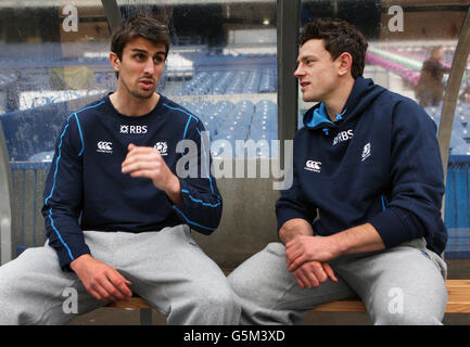 Rugby Union - Test EMC - Scozia v Sud Africa - Scozia squadra annuncio - Murrayfield Foto Stock