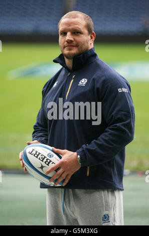 Rugby Union - Test EMC - Scozia v Sud Africa - Scozia squadra annuncio - Murrayfield Foto Stock