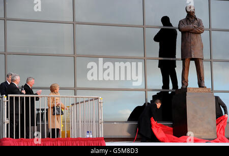 Calcio - Barclays Premier League - il sir Alex Ferguson statua svelata - Old Trafford Foto Stock