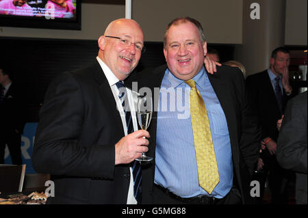 Delegati ai Rugby Expo Awards 2012 e cena nella SALA DAL VIVO di Twickenham. Foto Stock