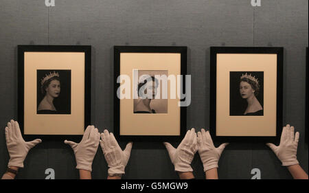 La regina: Ritratti di una esposizione Monach Foto Stock