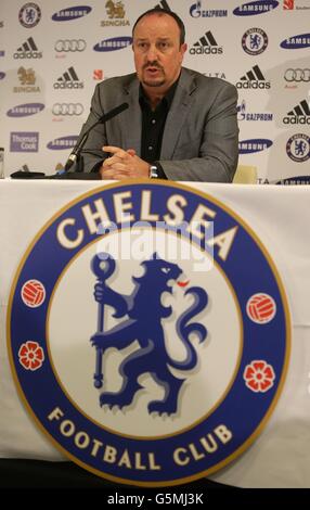 Calcio - Barclays Premier League - Chelsea Press Conference - Rafael Benitez svelare - Stamford Bridge. Chelsea interim primo team manager Rafael Benitez Foto Stock