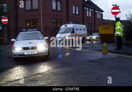 Due uomini algerino arrestato in Leicester Foto Stock