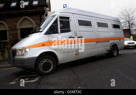 Uomini algerino sospetti terroristi Foto Stock