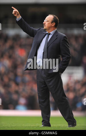 Calcio - Barclays Premier League - West Ham United v Chelsea - Upton Park. Rafael Benitez, direttore del Chelsea, durante la partita della Barclays Premier League a Upton Park, Londra. Foto Stock