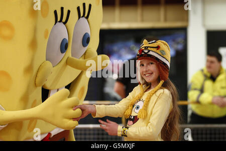 SpongeBob SquarePants in Wolverhampton Foto Stock