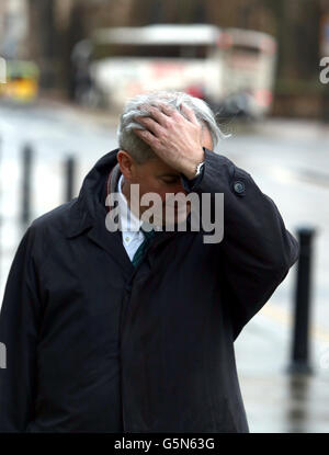 Chris Huhne causa in tribunale Foto Stock